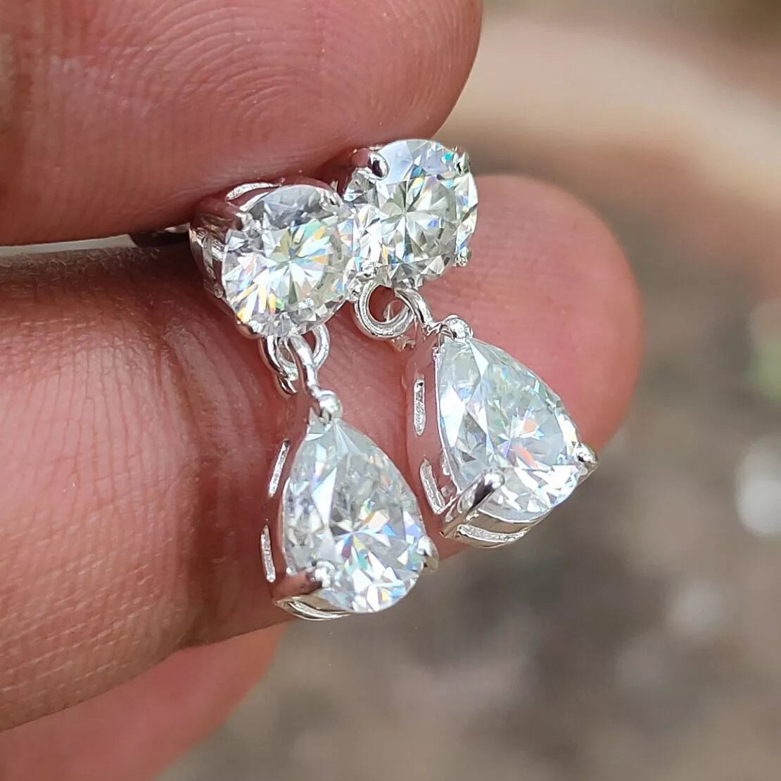 diamond earrings