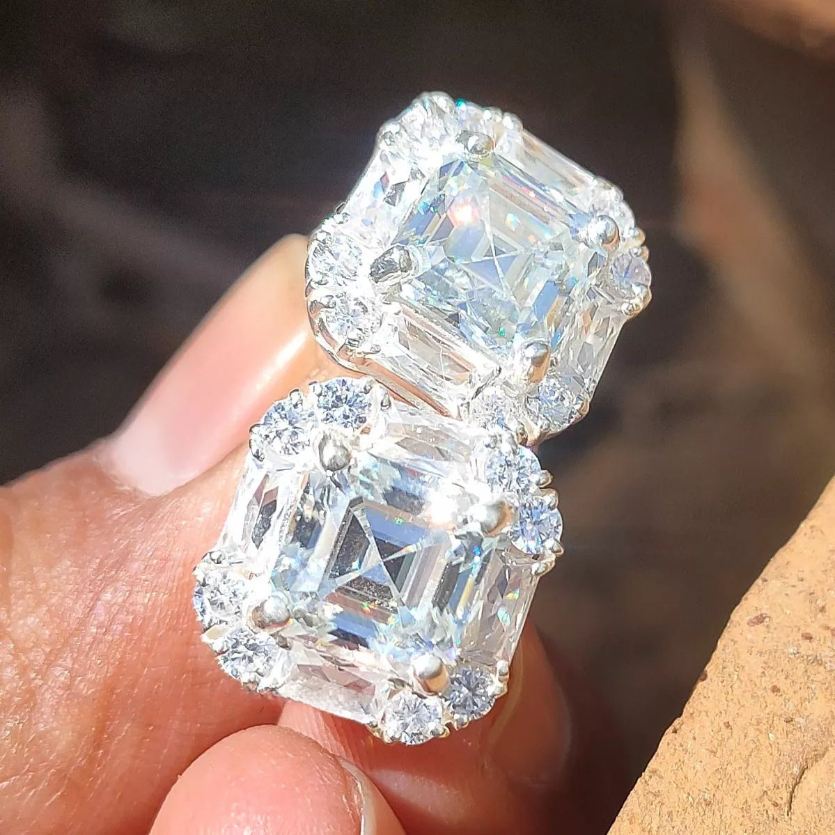 diamond earrings