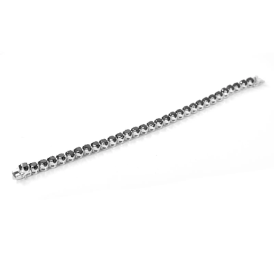 20 Ct Black Diamond Tennis Bracelet - 5mm
